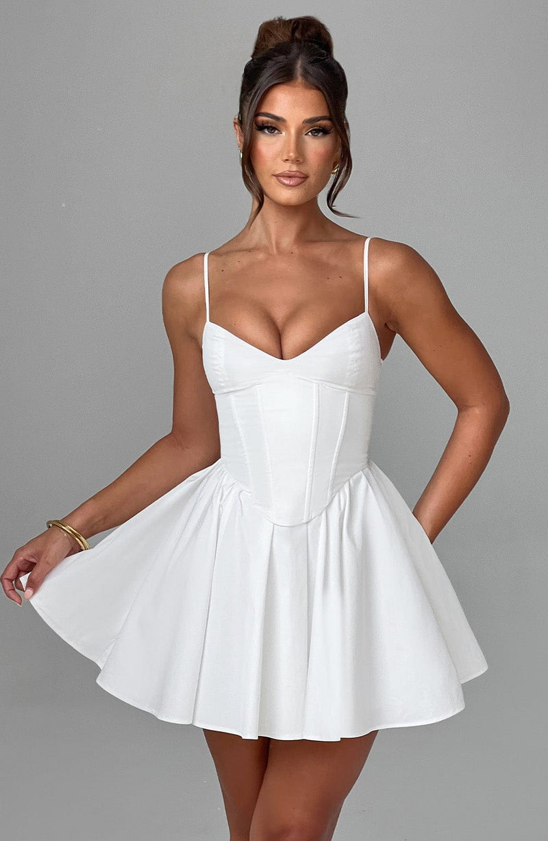 Analeigh Mini Dress - ivory