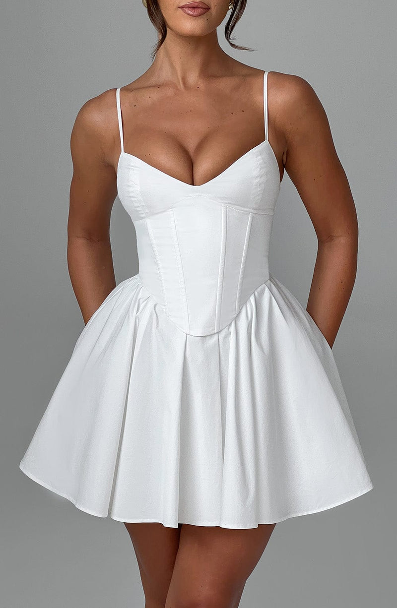 Analeigh Mini Dress - ivory