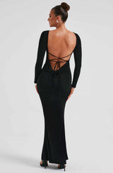 Anastassia Maxi Dress - Black