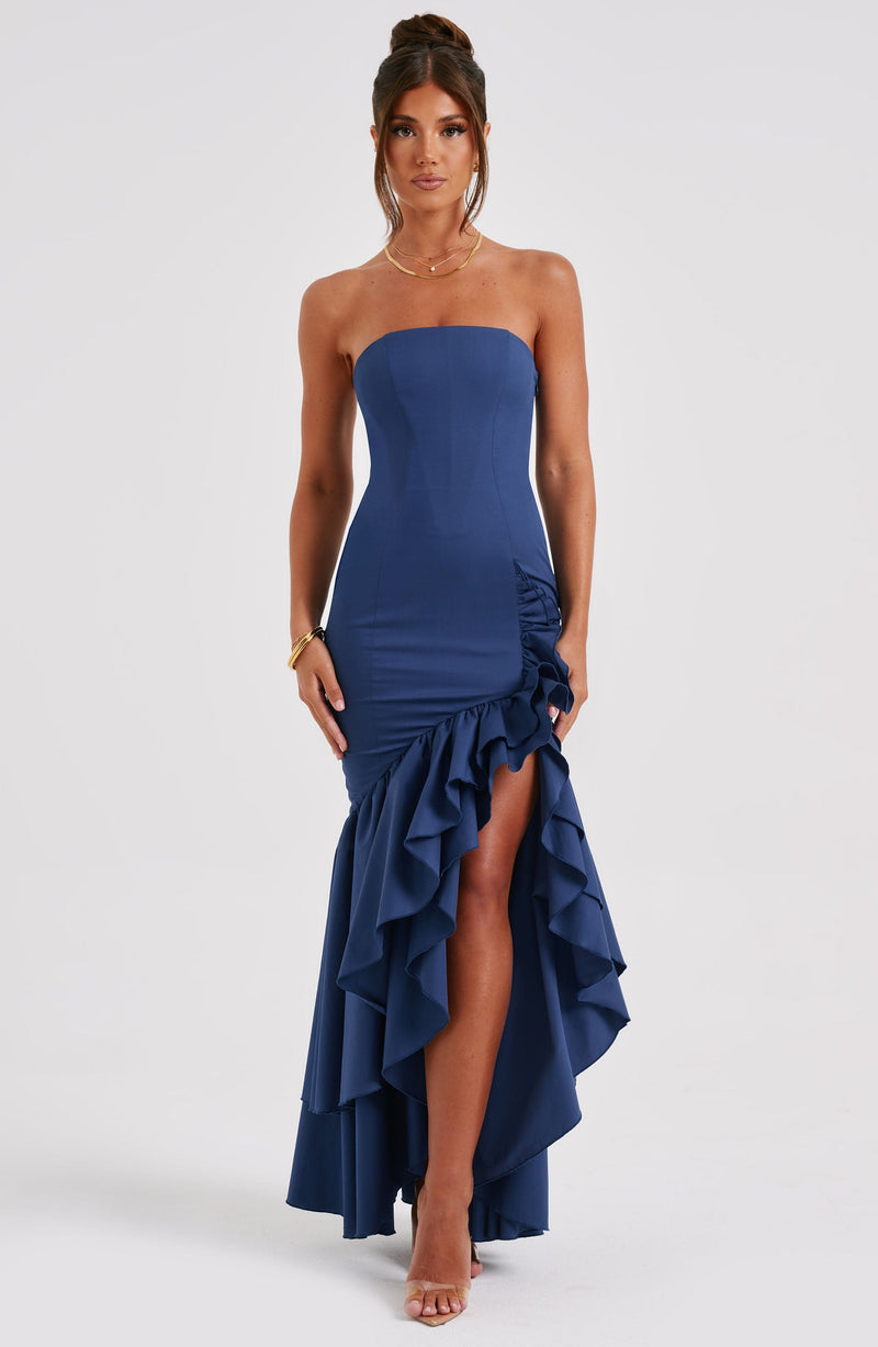 Angelina Maxi Dress - Navy