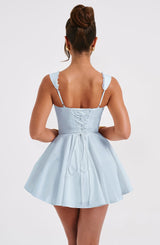 Antonella Mini Dress - Blue