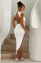 Aphrodite Midi Dress - ivory