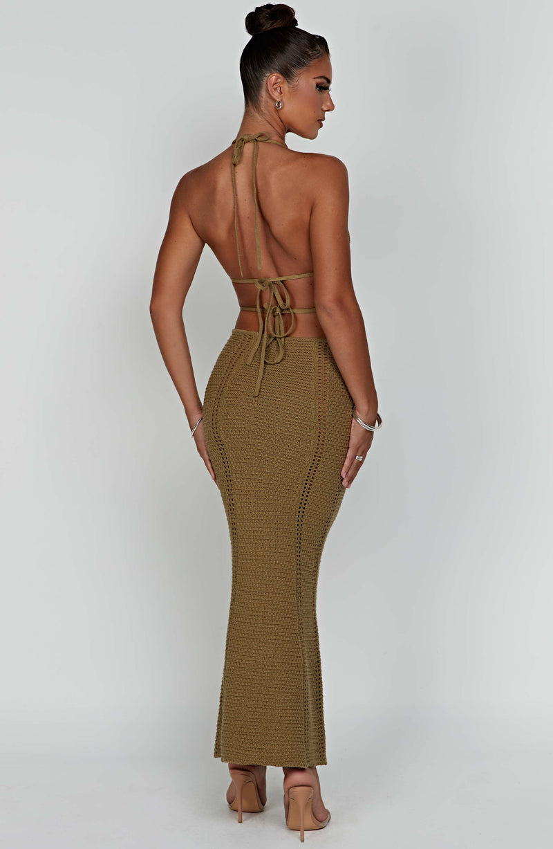 Arabella Maxi Dress - Khaki