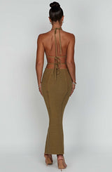 Arabella Maxi Dress - Khaki