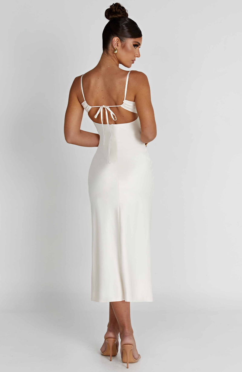 Ardelle Midi Dress - ivory