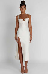 Ardelle Midi Dress - ivory