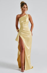 Ariel Maxi Dress - Lemon