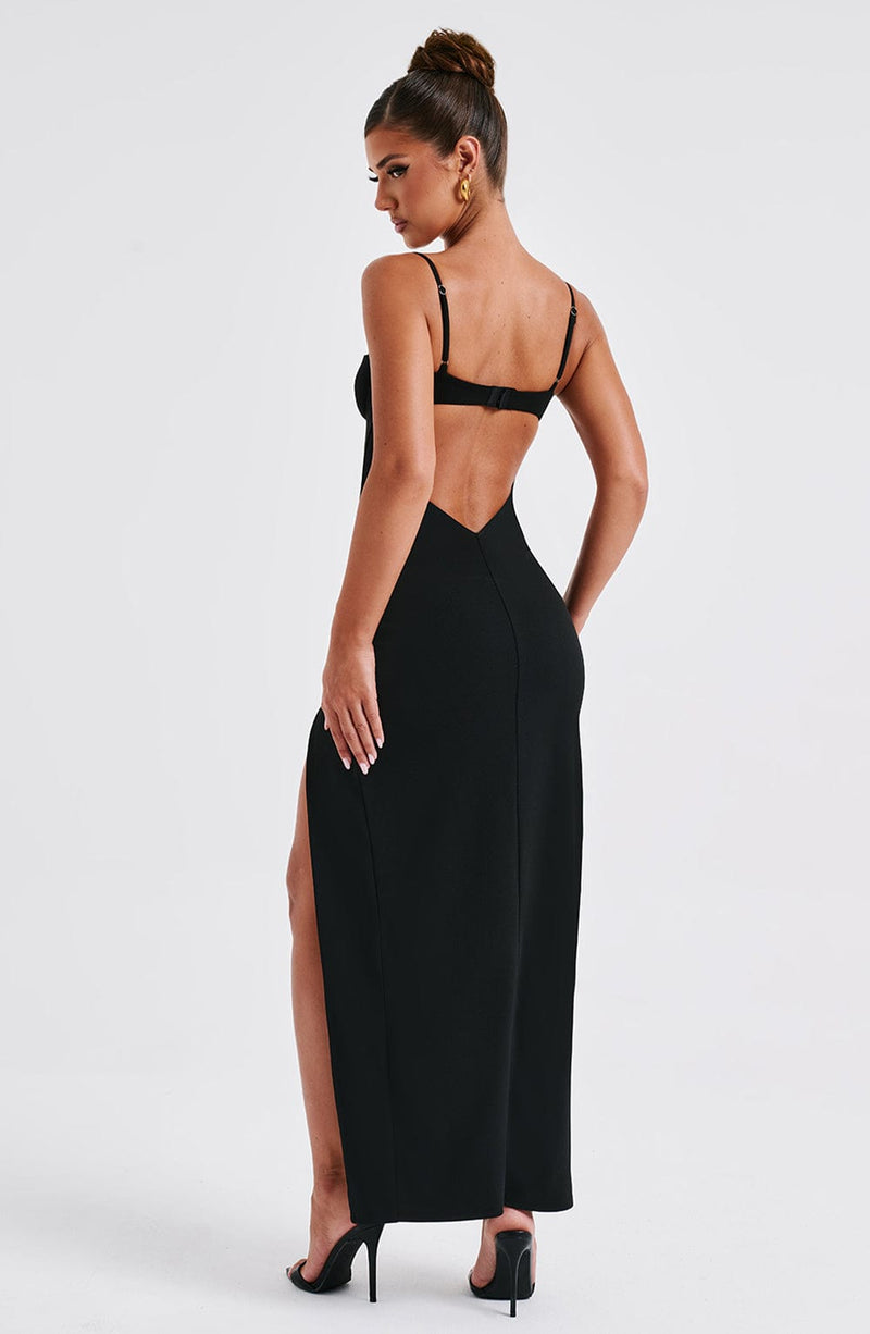 Asteria Maxi Dress - Black