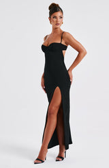 Asteria Maxi Dress - Black