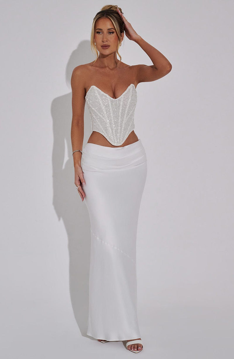 Bernadette Maxi Skirt - ivory