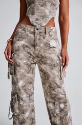 Brooklyn Cargo Pant - Camo Print