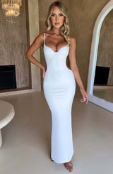 Celine Maxi Dress - White