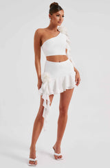 Daina Mini Skirt - ivory