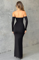 Daphne Maxi Dress - Jet Black