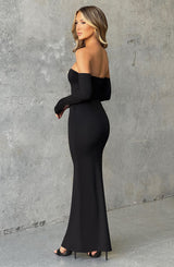 Daphne Maxi Dress - Jet Black