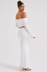 Deema Maxi Skirt - ivory