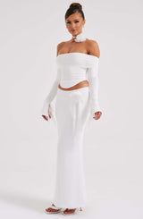 Deema Maxi Skirt - ivory