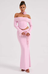 Deema Maxi Skirt - Pink