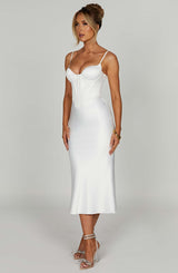 Farrah Midi Dress - ivory