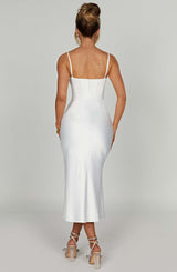 Farrah Midi Dress - ivory