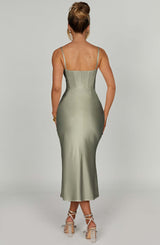 Farrah Midi Dress - Sage