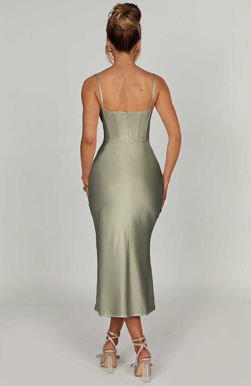 Farrah Midi Dress - Sage