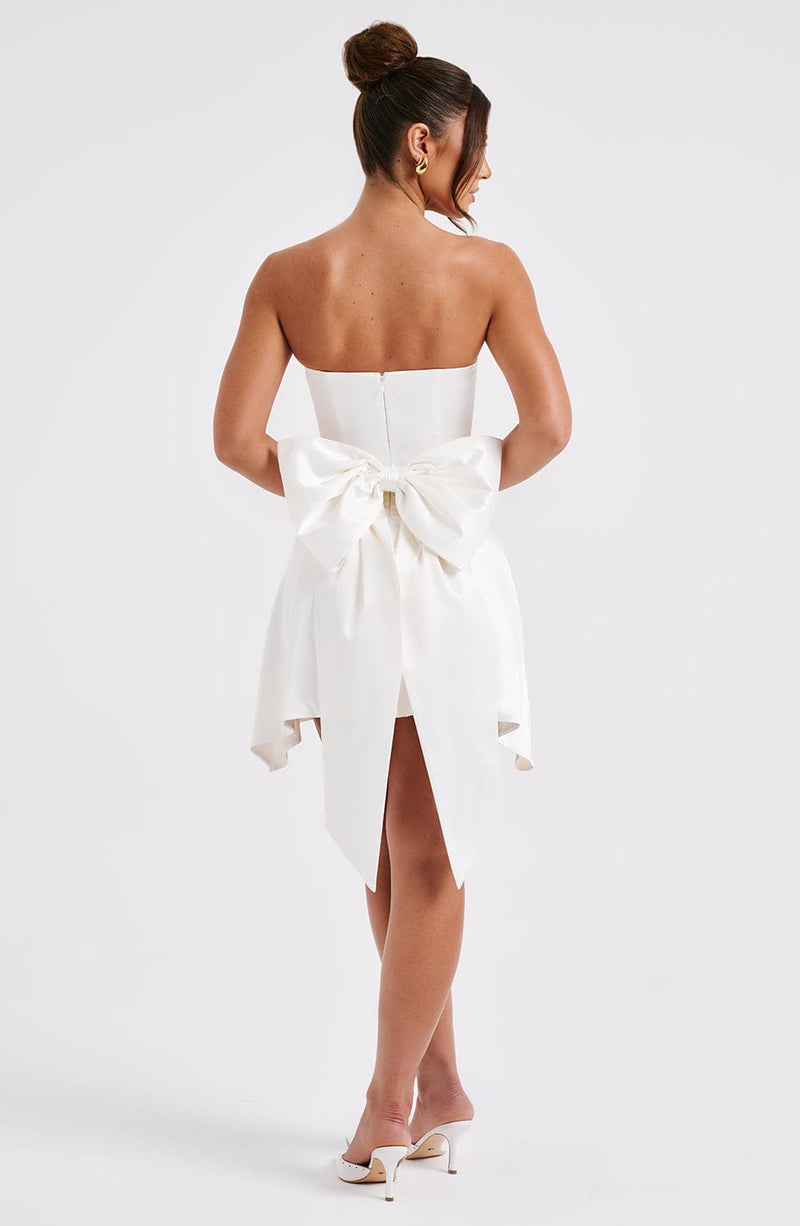 Freja Mini Dress - ivory