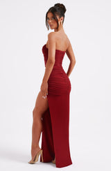 Giovanna Maxi Dress - Wine