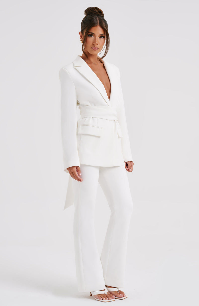 Hazel Suit Jacket - ivory