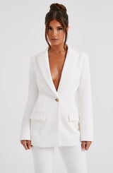 Hazel Suit Jacket - ivory