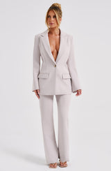 Hazel Suit Jacket - Stone