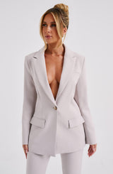 Hazel Suit Jacket - Stone