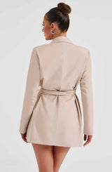 Heather Suit Dress - Beige