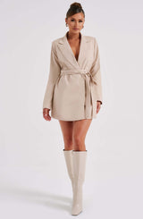 Heather Suit Dress - Beige