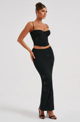 izi Maxi Skirt - Black