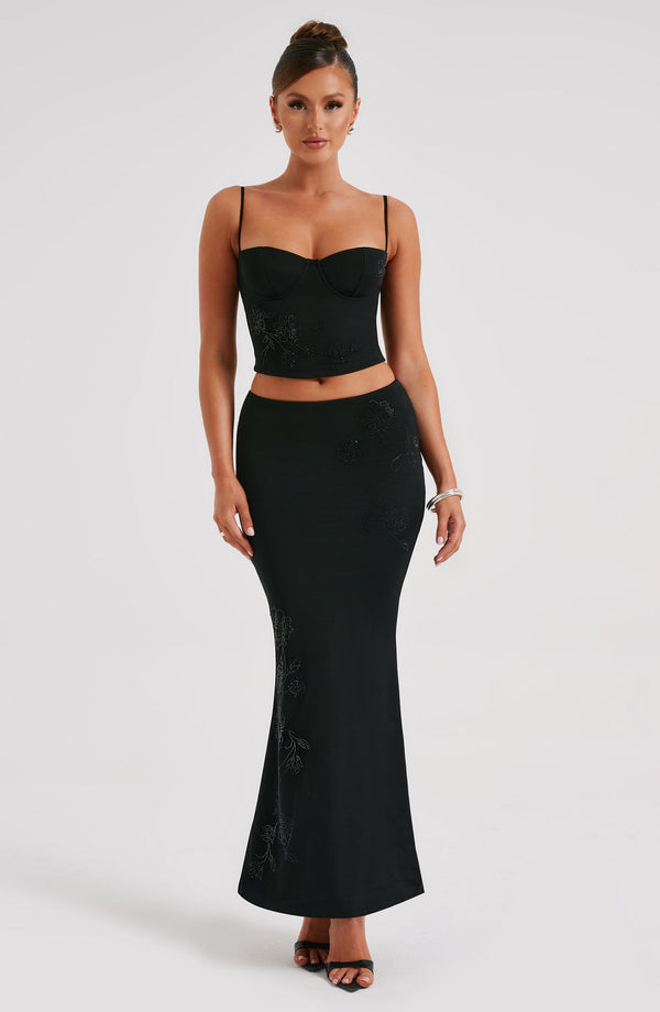 Izi Maxi Skirt - Black