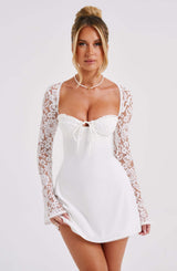 Jacinta Mini Dress - ivory