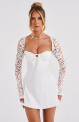 Jacinta Mini Dress - ivory