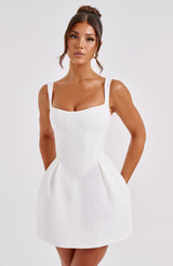 Janiyah Mini Dress - ivory