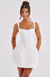 Janiyah Mini Dress - ivory