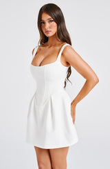 Janiyah Mini Dress - ivory