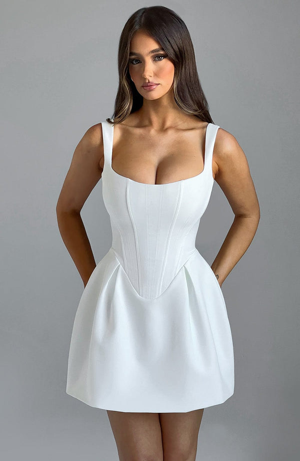 Janiyah Mini Dress - ivory