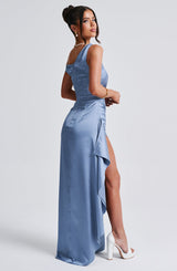 Juliene Maxi Dress - Dusty Blue