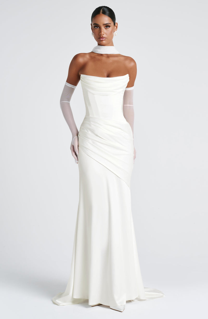 Kensington Maxi Dress - ivory