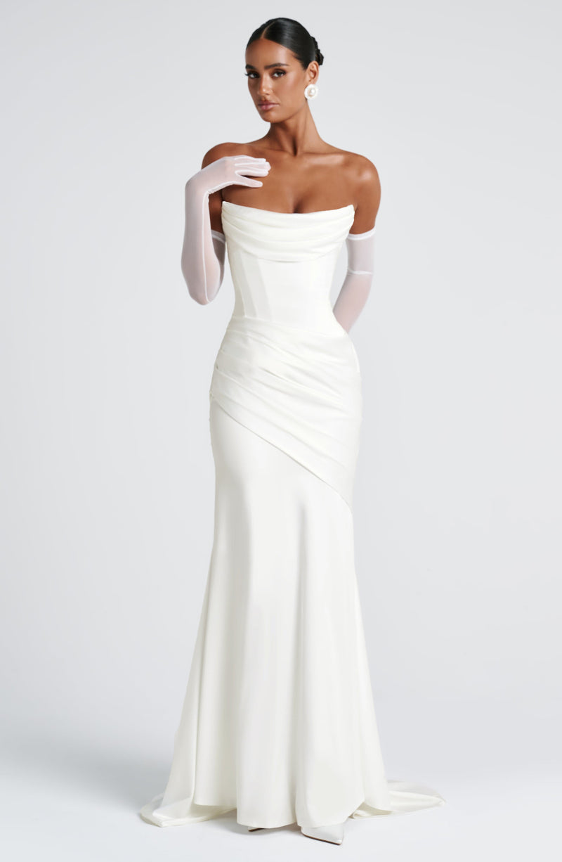 Kensington Maxi Dress - ivory