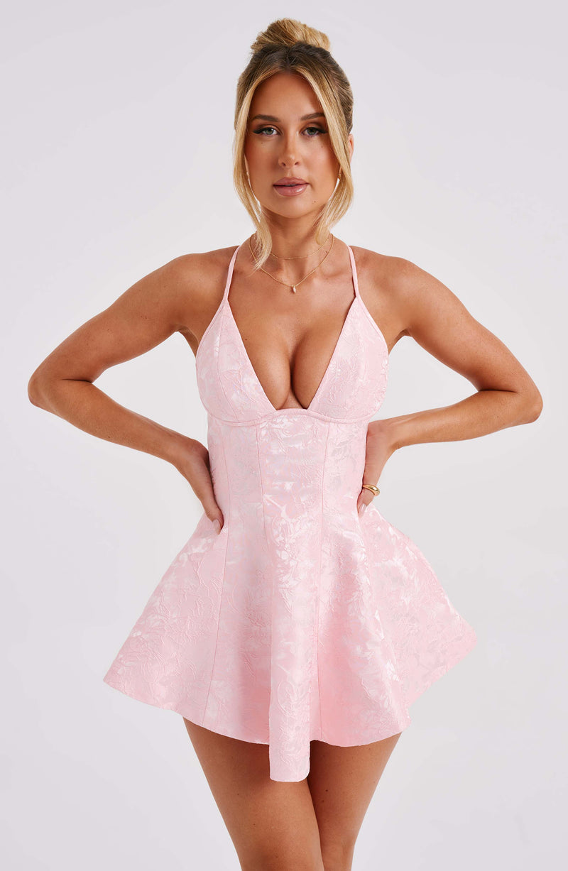 Leila Playsuit - Blush