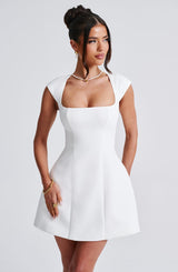 Lena Mini Dress - ivory