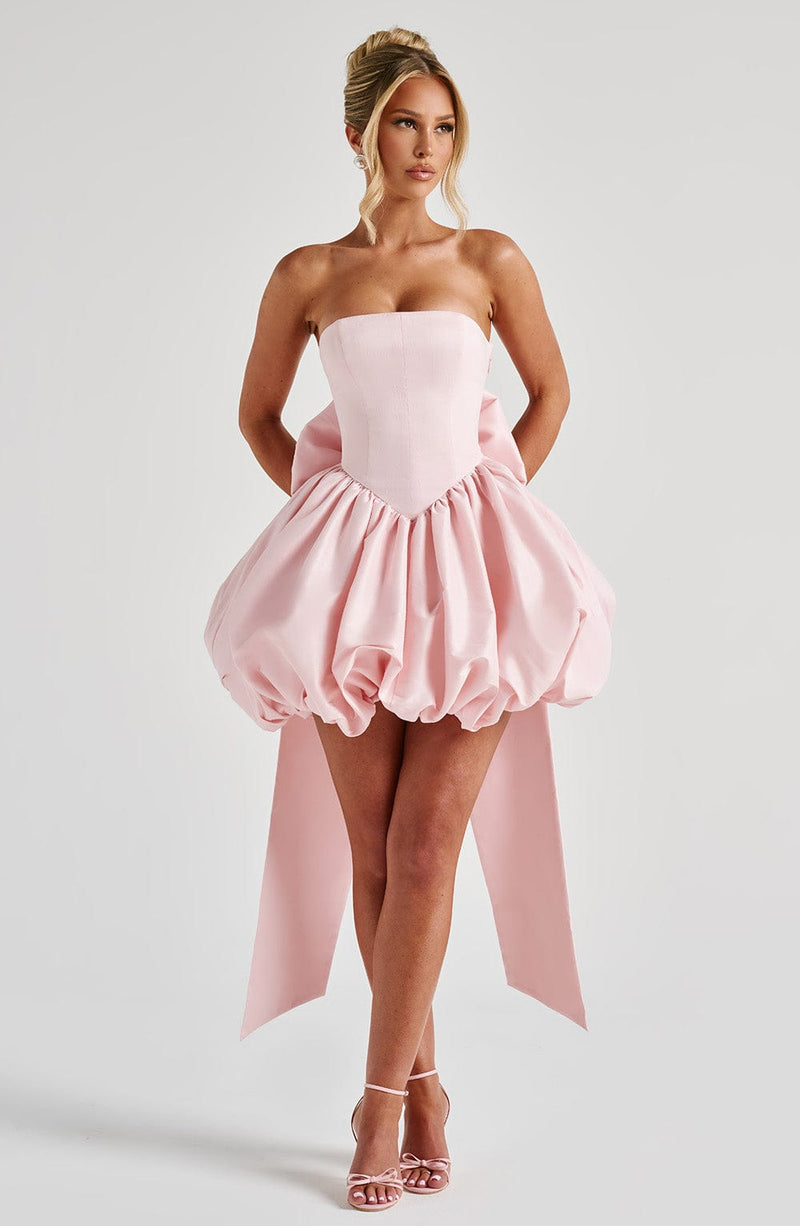 Lotus Mini Dress - Blush