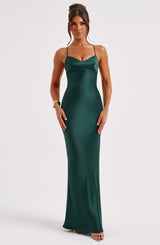 Malika Maxi Dress - Emerald