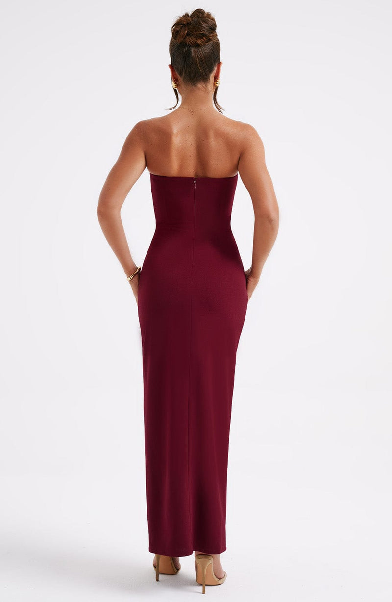 Marcia Maxi Dress - Burgundy